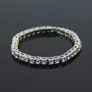 New Accessories, Hip Hop Single Row <b>Bracelet</b> <b>Bracelet</b>, Men's Fashion Jewelry - Product Image 2