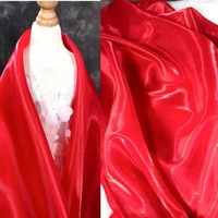 Tissu Organza Satiné Blanc Nacré de Luxe, Soyeux, Fluide et Brillant pour Robe de Mariée Féerique et Projets DIY