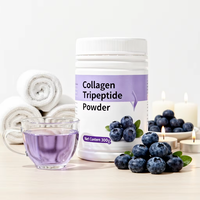 Poudre de tripeptides multi-collagène certifiée CGMP avec vitamine C pour l'anti-âge pour adultes
