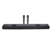 Barre de son Home Cinéma avec télécommande, caisson de basses intégré, interfaces multiples (Aux USB Optique)
