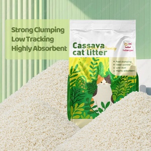 Litière pour chat à base de maïs, tofu et manioc, facile à nettoyer, marque blanche, échantillons gratuits, usine professionnelle avec 25 ans d'expérience - Product Image 1