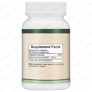 OEM Toptan Yüksek Saflıkta AKG'nin Alfa Ketoglutarik Asit Kapsülleri 1000mg Kapsül Takviyeleri Yetişkinler İçin Kas Gelişimini Destekler - Product Image 4