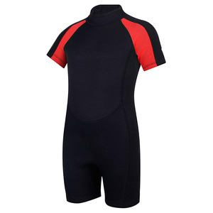 Traje de <span class=keywords><strong>neopreno</strong></span> <span class=keywords><strong>para</strong></span> niños de 3MM de espesor de manga corta de una pieza de protección Uv traje de baño cálido - Product Image 5
