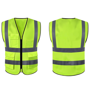 سترة أمان عالية الجودة متعددة الجيوب للبناء، سترة عاكسة رخيصة، ملابس أمان عاكسة - Product Image 2