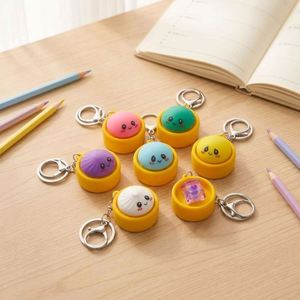Promotional Toy Cute Mini Dumpling Squishy Keychain Stress Relief Toy Dumpling Keychain Accessories for <b>Backpack</b> Decor - Product Image 1