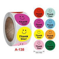 Lot en gros d'autocollants en rouleau : Emoticônes, visages souriants, autocollants de récompense et d'encouragement, décorations pour jouets d'enfants, étiquettes