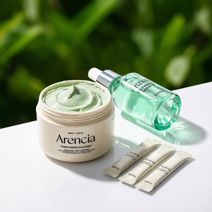 Set de Limpiador Facial Arencia Fresh Green 200ml con Sérum y Muestras para Todo Tipo de Piel - Product Image 3