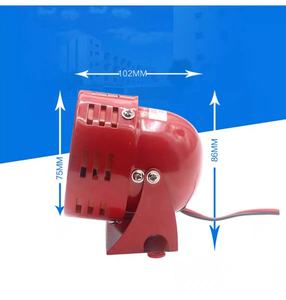 <span class=keywords><strong>12V</strong></span> /24V sirene motor Mini merah Alarm keamanan klakson <span class=keywords><strong>Raid</strong></span> udara/klakson untuk penggunaan otomotif - Product Image 5