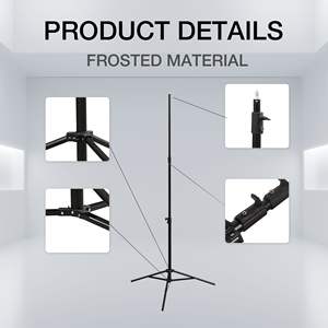 Soporte de Luz Resistente Db de 8.5 Pies, Ajustable, para Equipos de Iluminación de Estudio, Fotografía y Video, Construcción Metálica - Product Image 3