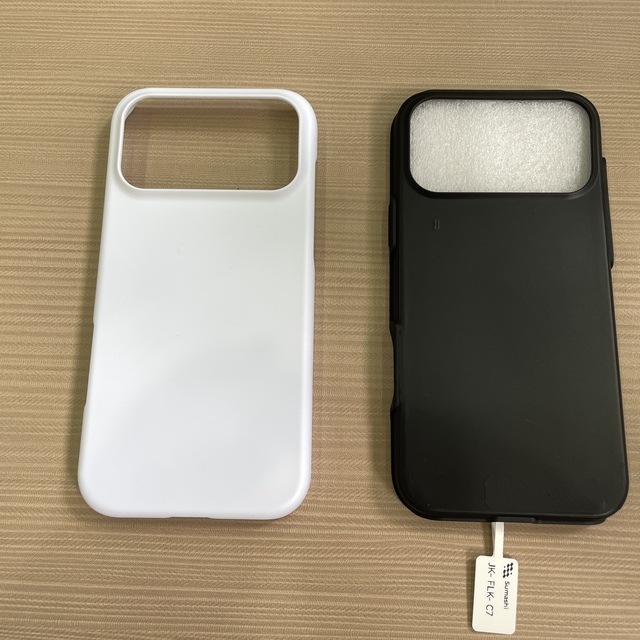Matte Sublimation Blank Case for iPhone 17 Pro Max 2 in 1 PC TPU Frosted DIY Printable Heat Press Anti-Fingerprint Shockproof