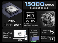 Frais de port GRATUITS États-Unis EUROPE CANADA pour la nouvelle machine de marquage laser à fibre portable G2 PRO DIY Mini 20W 30W PLT/DWG Haute rigidité