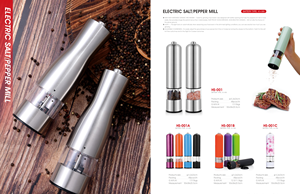 Offre Spéciale – Moulin à Poivre Électrique en Acier Inoxydable, Alimenté par Piles, Argenté, pour Épices et <span class=keywords><strong>Sel</strong></span> Marin – Vente en Gros - Product Image 2
