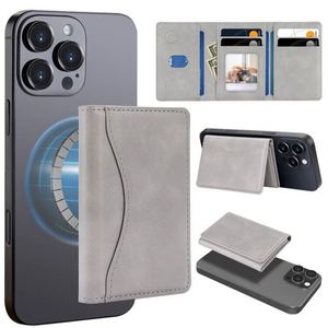 MagSafe <b>Wallet</b>,Magnetic Phone Card <b>Holder</b> for iPhone 16/15/14/13/12, Brown, RFID Blocking Tri-Fold Design with Quick Access Slot - Product Image 1
