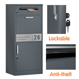 Boîte aux lettres intelligente moderne personnalisable pour maison résidentielle jardin boîte à colis verrouillable avec armoire à courrier pour application postale - Product Image 3