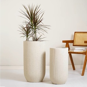 Recién llegado directo de fábrica: maceta de cerámica extragrande con amplia apertura para el hogar, sala de estar, decoración de plantas verdes - Product Image 4