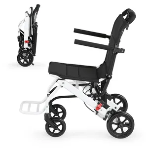 Taşınabilir katlanır tekerlekli sandalye depolama uygundur ve herhangi bir senaryoda kullanılabilir