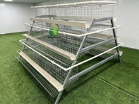 Cage à poules de type A galvanisée à chaud, 3 niveaux, haute résistance à la corrosion, prix direct usine, nouveauté, poulailler