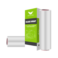 Film d'emballage soufflé en PP de 750 mm pour balles de foin, transparent, souple, imprimé UV, pour machine de moulage par injection – Vente en gros