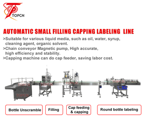 Good Price Automatic Small Scale Ink Liquor Milk Tea Wine Drops PET Bottle Liquid Filling Capping Double Side <strong>Labeling</strong> <strong>Machine</strong> - Product Image 4