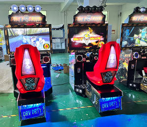 เครื่องเกมแข่งรถอาร์เคดแบบหยอดเหรียญ <span class=keywords><strong>2</strong></span> ผู้เล่น คุณภาพสูงจากโรงงานเบบี้แบร์ รับเหรียญได้ พร้อมการรับประกัน 1 ปี ผลิตจากฮาร์ดแวร์คุณภาพ - Product Image 2