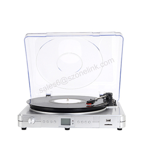 Cổ Retro gramaphone chất lượng hàng đầu muiltifuctional hiện đại LP Vinyl Máy nghe nhạc ghi DJ bàn xoay kỹ thuật loa - Product Image 5