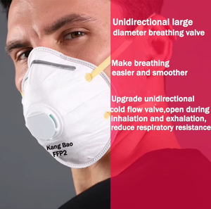 <span class=keywords><strong>Masque</strong></span> jetable <span class=keywords><strong>FFP2</strong></span> en forme de coupelle <span class=keywords><strong>avec</strong></span> valve respiratoire, 4 couches, anti-poussière, respirateur à fixation sur la tête pour atelier - Fournisseur chinois - Product Image 6