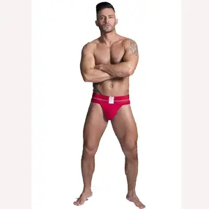 55% Nylon 25% Rubber 20% Cotton GYM Mens 3 Inch Wide Band Classic Athletic Supporter