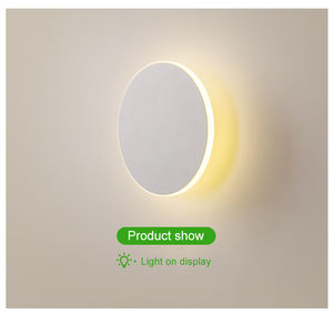 Versandfertige Intelligente Runde Sechseckige Berührungsempfindliche Nachtbeleuchtung Applique Murale Geometrische Wabenförmige Weiße LED-Wandleuchte - Product Image 4