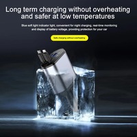 Chargeur de voiture rétractable PD QC3.0 120W 4-en-1 avec câble USB C à charge rapide et adaptateur allume-cigare pour tous les téléphones de toutes marques