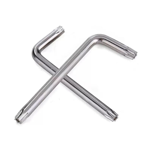 Clé Torx en L T6-T50 avec trou central, clé Torx de sécurité anti-effraction pour vis de sécurité étoilées - Product Image 1