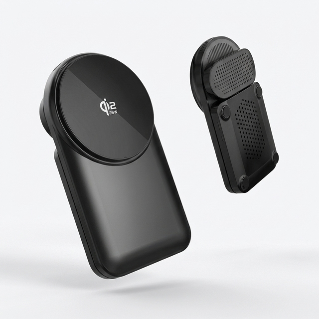 25W Foldable Magnetic Cooling 3 in 1 Wireless Charger with Fast Charging for Watch for 16/15/14/13 and Earphone