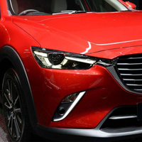 Lampu DRL LED Daytime Running Light untuk Mazda CX-3 CX3 2015 - 2019 2020 dengan Fungsi Lampu Sein Kuning
