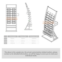 Présentoir vertical modulaire pour carreaux, support métallique robuste pour échantillons de céramique, marbre et quartz – Approvisionnement direct usine