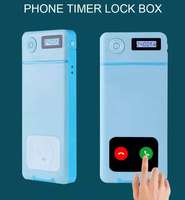 Boîte de Rangement pour Téléphone Portable en Plastique Épais pour l'Autodiscipline et la Gestion du Temps