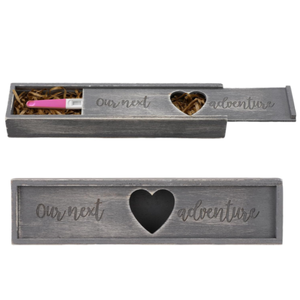 Idées surprises Porte-test Boîte à cadeaux Boîte à souvenirs Annonce <span class=keywords><strong>de</strong></span> grossesse Boîte <span class=keywords><strong>de</strong></span> test <span class=keywords><strong>de</strong></span> grossesse en bois personnalisée - Product Image 3