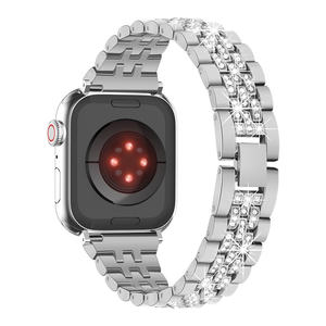 <span class=keywords><strong>Bracelet</strong></span> de montre en alliage de zinc avec diamant pour <span class=keywords><strong>Apple</strong></span> <span class=keywords><strong>Watch</strong></span> Series 10 9 8 7 6 5 4 Ultra - Product Image 3