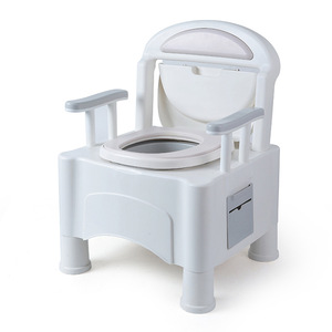Chaise de toilette Lebonni, capacité de charge 200 kg, hauteur réglable, pour personnes âgées et femmes enceintes, usage domestique - Product Image 4