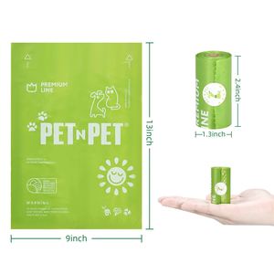Biodegradable <b>Compostable</b> Disposable Custom Printed Eco Friendly Pet Dog Waste Poop Poo <b>Bag</b> for Dogs - Product Image 2