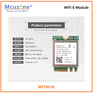 Módulo WiFi6 E AX200 AX210 RTL8822CE Intel 8265C WiFi5 Compatible con NanoPC T6 RPi OpenWrt Ubuntu Linux Android TV - Product Image 4
