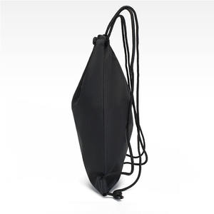 Mochila con cordón para gimnasio de gran capacidad y logotipo personalizado, mochila impermeable de lona de poliéster, diseño de retazos personalizado de fábrica, bolsa deportiva barata - Product Image 4