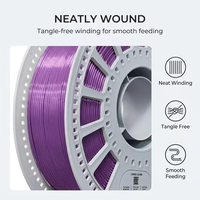 Filament PLA Soie en Gros 1.75mm 1kg, Haute Vitesse pour Imprimante 3D, Lisse Brillant Sans Filamentisation, Logo Personnalisé OEM Écologique Biodégradable