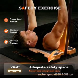 Wooden Fitness Board 12.2x12.2x3.1in Foldable Non-Slip Gym Equipment For <b>Strength</b> <b>Training</b> And Home Exercise - Product Image 3