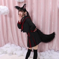 Dropship Large Plush Animal Tail Fox Wolf Tail Cosplay Prop Furry Costume Accessory