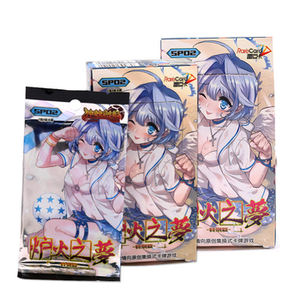 Jeu de cartes à collectionner anime personnalisé jolies feuilles de papier emballage en aluminium carte à collectionner avec boîte en métal - Product Image 6