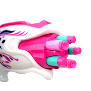 Pistola de Juguete de Plástico ABS con 20 Balas de Espuma Suave Recargables para Niñas - Product Image 4