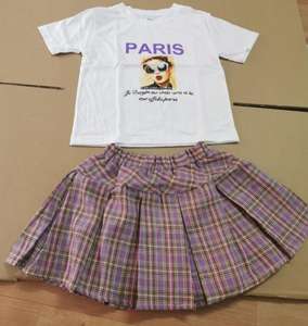 Conjuntos de Ropa Deportiva para Niñas WHS07, Estilo Marinero a Rayas + Faldas, Trajes Deportivos para Niñas, Conjuntos Deportivos para Adolescentes - Product Image 5