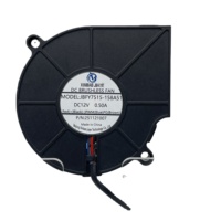 Ventilateur DC 7515 Modèle 12V Électrique Silencieux avec Fonction PWM FG, Étanche aux Hautes Températures, en PBT, Personnalisable ODM, Deux (2)