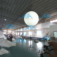 Vente chaude Publicité Extérieure Gonflables Ballon Lumineux LED avec Support Affichage Gonflable Innovant