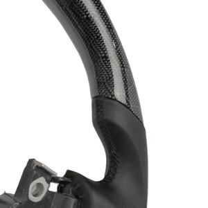 <span class=keywords><strong>พวงมาลัย</strong></span>หนังคาร์บอนไฟเบอร์แท้ทรง D แบบสปอร์ตสำหรับรถยนต์นิสสัน FX35 ยี่ห้อ DINGNUO พร้อมตะเข็บสีแดง 3 ก้าน ขนาด 35 มม. - Product Image 6