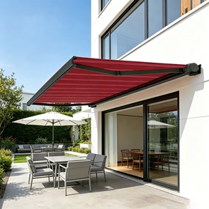 <span class=keywords><strong>Toldo</strong></span> Retráctil Motorizado con Control Remoto, de Tela Impermeable, para Terraza o Balcón de Villas de Alta Gama - Product Image 1